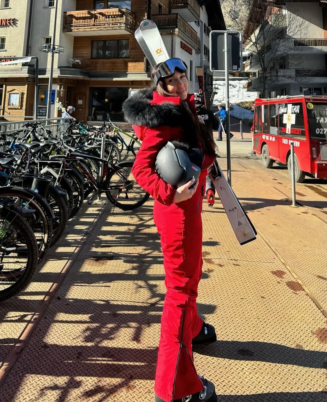Ski Jumpsuit – Red |