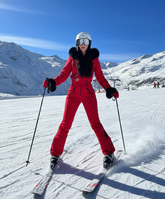Ski Jumpsuit – Red |