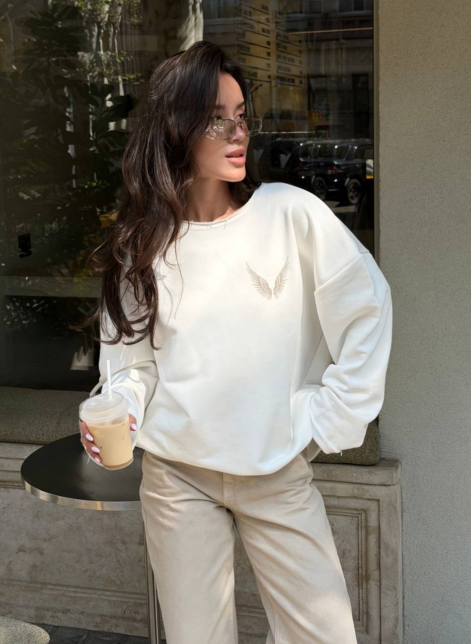 GOD BLESS YOU Oversized Long Sleeve